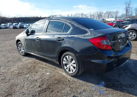 2012 Honda Civic Lx из США, поврежденный, VIN 2HGFB2F56CH603717